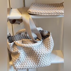 New Naghedi Ecru St Barths Small Tote